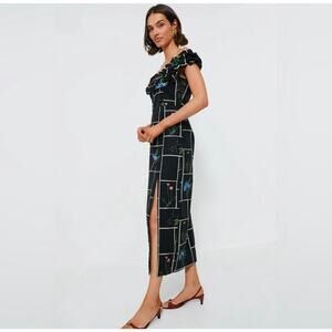 TUCKERNUCK black fresher buds Suze dress NWT Size 6